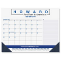 Calendar Desk Pads (Blue Preprinted Calendar) 1 or 2 Color